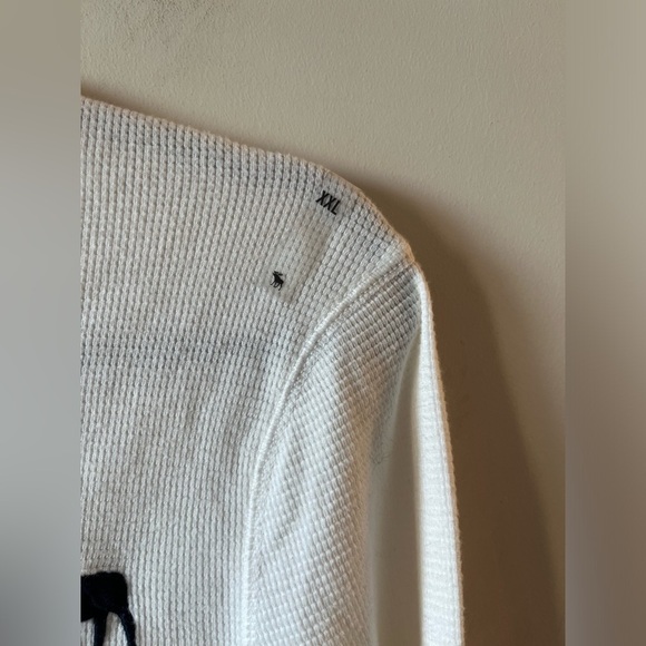 NWT Abercrombie & Fitch Men's Waffle-knit Sweater with Moose Logo 2XL - Picture 5 of 12